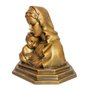 Imagem de Madona Busto de Mármore com Pintura em Bronze - 17 cm
