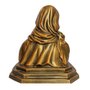 Imagem de Madona Busto de Mármore com Pintura em Bronze - 17 cm