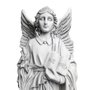 Imagem de Mármore Arcanjo São Gabriel - 62 cm