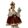 Imagem de Menino Jesus de Praga de Resina Nacional - 12 cm