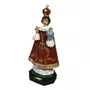 Imagem de Menino Jesus de Praga de Resina Nacional - 20 cm