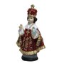 Imagem de Menino Jesus de Praga de Resina Nacional - 8 cm