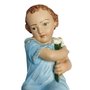Imagem de Menino Jesus de Resina Nacional com Veste Azul - 26cm
