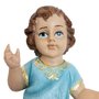 Imagem de Menino Jesus de Resina Nacional Veste Azul - 27 cm
