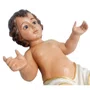 Imagem de Menino Jesus Veste Branca de Resina Nacional - 38 cm