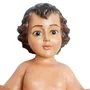 Imagem de Menino Jesus Veste Branca de Resina Nacional - 38 cm