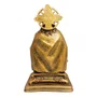 Imagem de Mesa Sagrado Coração de Jesus em Mármore com Pintura em Bronze - 22 cm