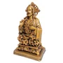 Imagem de Mesa Sagrado Coração de Jesus em Mármore com Pintura em Bronze - 22 cm