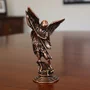Imagem de Metal Arcanjo São Miguel Bronze - 7,5 cm