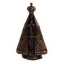 Imagem de Metal de Nossa Senhora Aparecida Bronze - 8 cm
