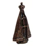 Imagem de Metal de Nossa Senhora Aparecida Bronze - 8 cm