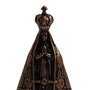 Imagem de Metal de Nossa Senhora Aparecida Bronze - 8 cm