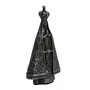 Imagem de Metal de Nossa Senhora Aparecida Prata Envelhecido - 8 cm