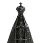 Imagem de Metal de Nossa Senhora Aparecida Prata Envelhecido - 8 cm