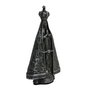 Imagem de Metal de Nossa Senhora Aparecida Prata Envelhecido - 8 cm