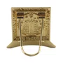 Imagem de Metal Nicho Nossa Senhora Aparecida Dourado Mesa