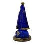 Imagem de Nossa Senhora Aparecida Azul em Acrílico com Base - 12 cm