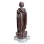 Imagem de Nossa Senhora Aparecida Cabelo Curto com Base de Resina Nacional - 36 cm