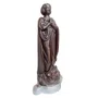 Imagem de Nossa Senhora Aparecida Cabelo Curto com Base de Resina Nacional - 36 cm