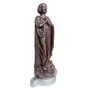 Imagem de Nossa Senhora Aparecida Cabelo Curto com Base de Resina Nacional - 36 cm