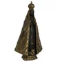 Imagem de Nossa Senhora Aparecida em Mármore com Pintura em Bronze - 66 cm