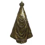 Imagem de Nossa Senhora Aparecida em Mármore com Pintura em Bronze - 66 cm