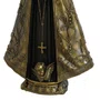Imagem de Nossa Senhora Aparecida em Mármore com Pintura em Bronze - 66 cm