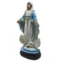 Imagem de Nossa Senhora da Medalha Milagrosa de Resina Nacional - 10,5 cm
