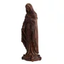 Imagem de Nossa Senhora das Lágrimas Resina Efeito Madeira - 30 cm