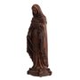 Imagem de Nossa Senhora das Lágrimas Resina Efeito Madeira - 30 cm