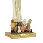 Imagem de Nossa Senhora de Fátima com Pastores de Resina Importada - 22 cm