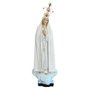 Imagem de Nossa Senhora de Fátima com Pastores de Resina Nacional com Coroa - 29 cm
