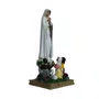 Imagem de Nossa Senhora de Fátima com Pastores Resina Nacional - 42 Cm