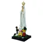 Imagem de Nossa Senhora de Fátima com Pastores Resina Nacional com Coroa - 42 cm
