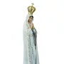 Imagem de Nossa Senhora de Fátima com Pastores Resina Nacional com Coroa - 42 cm