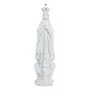 Imagem de Nossa Senhora de Fátima de Mármore Branco Strass - 42 cm
