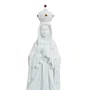 Imagem de Nossa Senhora de Fátima de Mármore Branco Strass - 42 cm