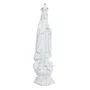 Imagem de Nossa Senhora de Fátima de Mármore Branco Strass - 42 cm