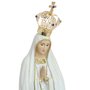 Imagem de Nossa Senhora de Fátima de Resina Nacional com Coroa - 29 cm