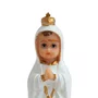 Imagem de Nossa Senhora de Fátima Infantil Resina Nacional - 7 cm