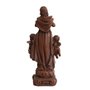 Imagem de Nossa Senhora Desatadora dos Nós de Resina Efeito Madeira - 20 cm