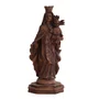 Imagem de Nossa Senhora do Carmo de Resina Efeito Madeira - 20 cm