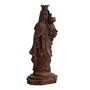 Imagem de Nossa Senhora do Carmo de Resina Efeito Madeira - 20 cm