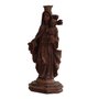 Imagem de Nossa Senhora do Carmo de Resina Efeito Madeira - 20 cm
