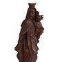 Imagem de Nossa Senhora do Carmo de Resina Efeito Madeira - 20 cm
