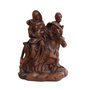 Imagem de Nossa Senhora do Desterro Resina Efeito Madeira - 12 cm