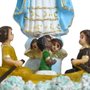Imagem de Nossa Senhora dos Navegantes de Resina Nacional - 20 cm