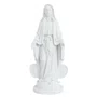 Imagem de Nossa Senhora Medalha Milagrosa de Mármore Branco Strass - 40 cm