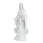 Imagem de Nossa Senhora Medalha Milagrosa de Mármore Branco Strass - 40 cm