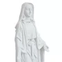 Imagem de Nossa Senhora Medalha Milagrosa de Mármore Branco Strass - 40 cm